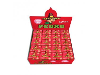 Pedro žvýkačky box s tetováním 120 x 5g