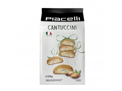 Piacelli Cantuccini tradiční Italské mandlové sušenky 175g