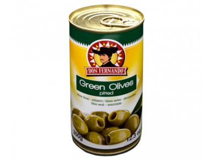 Don Fernando Zelené olivy neplněné 350ml