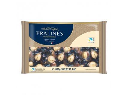 Maitre Truffout pralinky z bílé a mléčné čokolády s liskooříškovou náplní 1kg