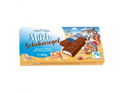 Maitre Truffout Čokoláda Mléčná čokoláda pro děti plněná smetanovou náplní 100g