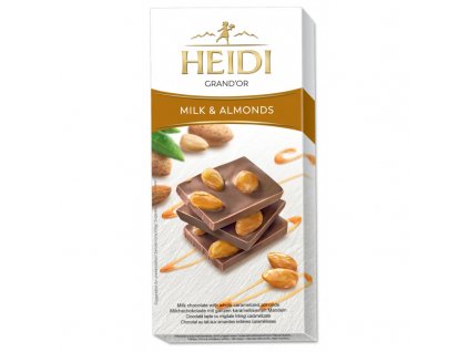 Heidi Grand'Or Mléčná čokoláda s  mandlemi 100g