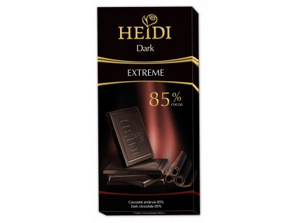 HEIDI Čokoláda Dark Extreme 85% Extra hořká čokoláda 80 g