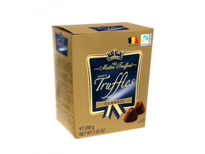 Maitre Truffout Zlaté Truffle Čokoládové lanýže Classic 200g