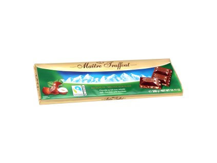 Maitre Truffout mléčná čokoláda s oříšky Swiss 300g
