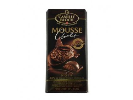 Camille Bloch delikátní hořká čokoláda mouse Noir 70% 100g