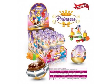 Čokoládové vajíčko Princess s překvapením 25g