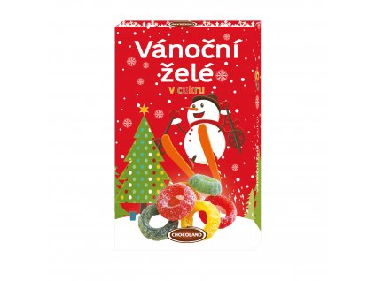 vanocni zele v cukru chocoland