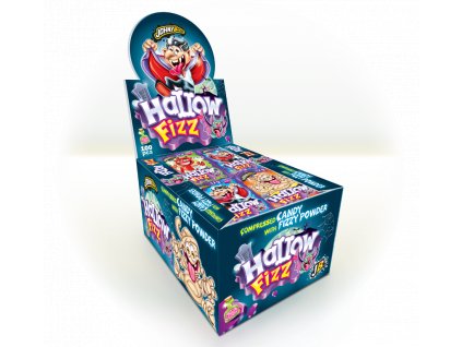 Hallowfizz Lipové lízátko s kyselým práškem 12g balení 100ks