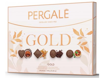 Pergale Gold Collection Směs mléčných pralinek s náplní 348g