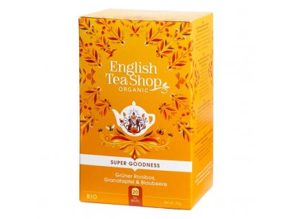 English Tea Shop Čaj Zelený rooibos, granátové jablko a borůvka 20 sáčků