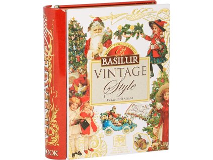 Basilur Book Vintage Vánoční kniha 5x2g