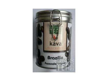 Great Garden Tea káva Brazílie Facenda Lagoa v dóze s hermetickým uzávěrem 200g