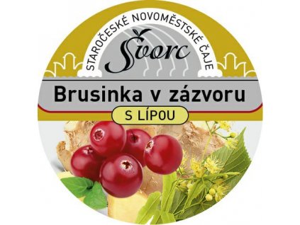 Švorc pečený čaj Brusinka v zázvoru 55ml