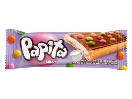 papita oplatka mlecny krem draze