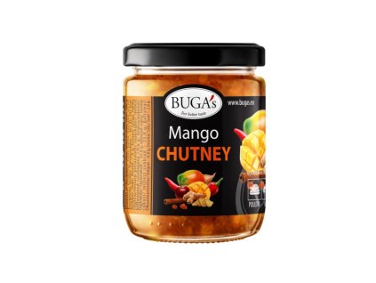 Buga's Mango chutney Čatní s mangem, zázvorem a chilli 170g