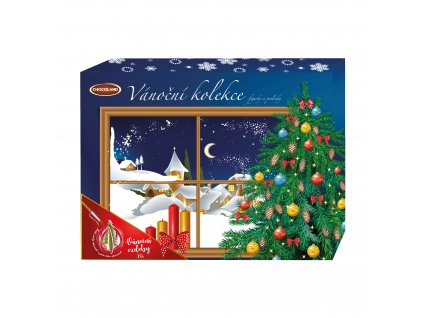 Chocoland Vánoční Kolekce Zasněžená krajina(modrá) 400g