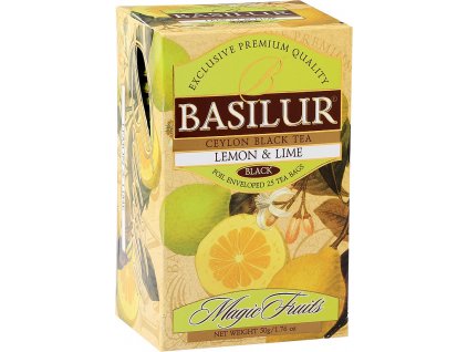 Basilur Magic Lemon & Lime přebal 25x2g