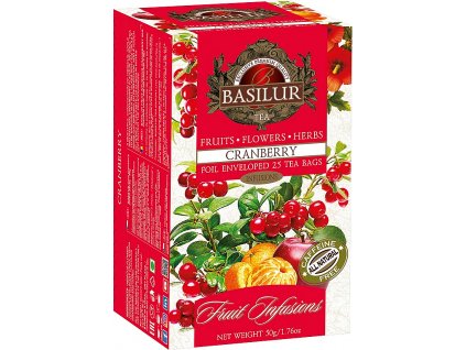 Basilur Fruit Cranberry přebal 25x2g