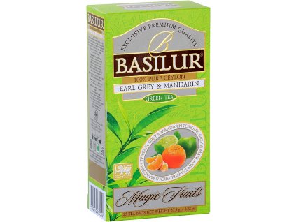 basilur zeleny caj mandarinka earl grey
