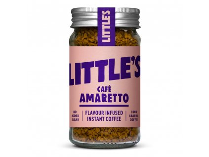 Littles Rozpustná ochucená káva s příchutí amaretto 50g