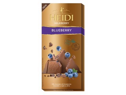 Heidi Milkberry Mléčná čokoláda s borůvkami 80g