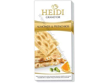 Heidi White Almonds and Pistachios 100g
