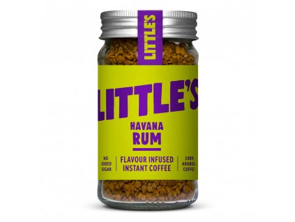 Littles Instantní káva s příchutí havana rum 50g