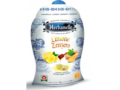 Herbamelle Bonbóny Citrón zázvor 75g