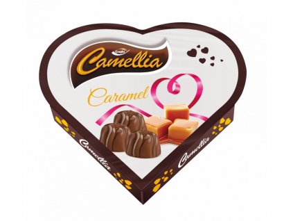 bonboniera srdce pralinky caramel