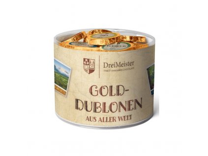 DreiMeister Zlaté dublony mléčné a hořké čokolády 60ks 480g