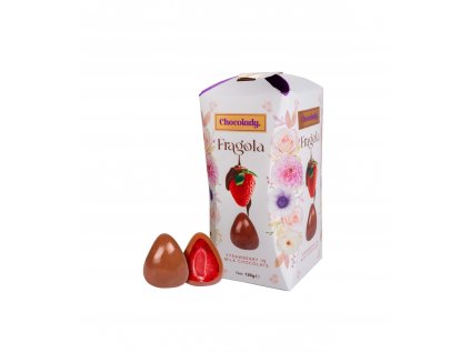 Chocolady Fragola Milk Jahody v mléčné čokoládě 120g