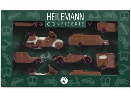 Heilemann Dárková kazeta čokoládové figurky auta 100g