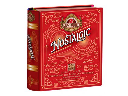 Basilur Nostalgic Dárkové čaje kniha 32x2g