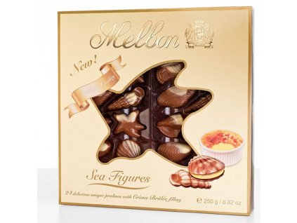 Melbon Plody moře s náplní Creme Bruleé 250g
