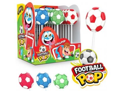 Lízátko Football pop 25g  25ks