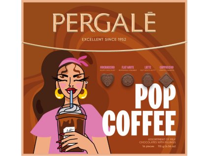 Pergalé Bonboniéra Pop Coffee 115g