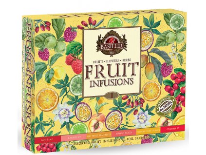 Basilur Fruit Infusions Ovocný čaj kazeta 60s