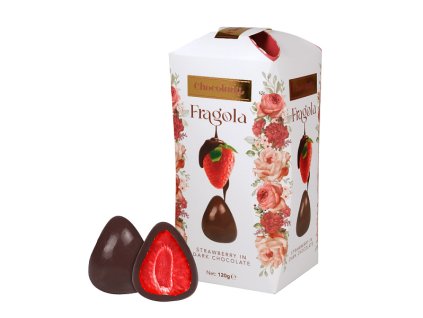 Fragola Jahody v hořké čokoládě 120g