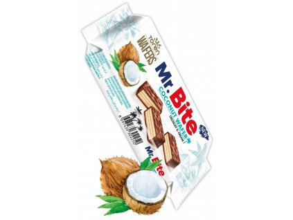 Mr. Bite Oplatky plněné kokosovým krémem 38g