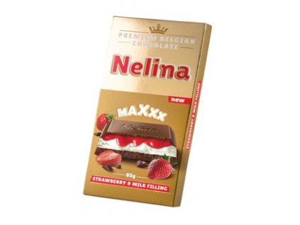 Nelina Maxxx čokoláda jahoda 85g