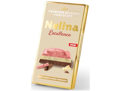 Nelina Excellence Ruby, mléčná a bílá 100g