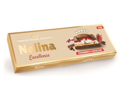Nelina Maxi čokoláda jahoda cheesecake 270g