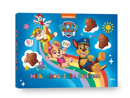 paw patrol mlecne cokoladove pralinky