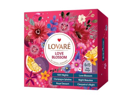 Lovaré Čajová kazeta Love Blossom 90 sáčků