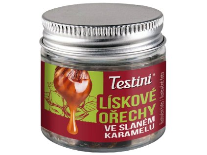 Testini Lískové ořechy ve slaném karamelu 90g