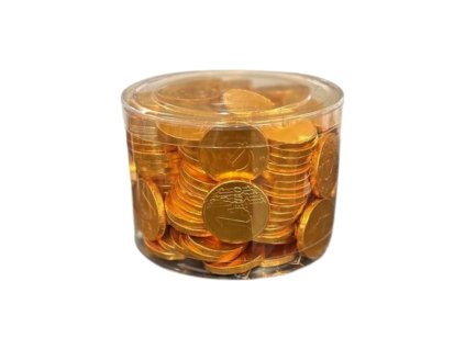 cokoladove zlate mince jedno euro