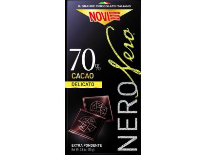 Novi Nero Hořká čokoláda 70% cacao 75g