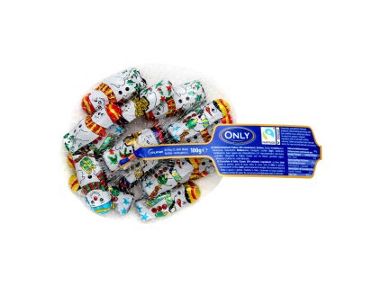 snehulak vanocni figurky cokolada