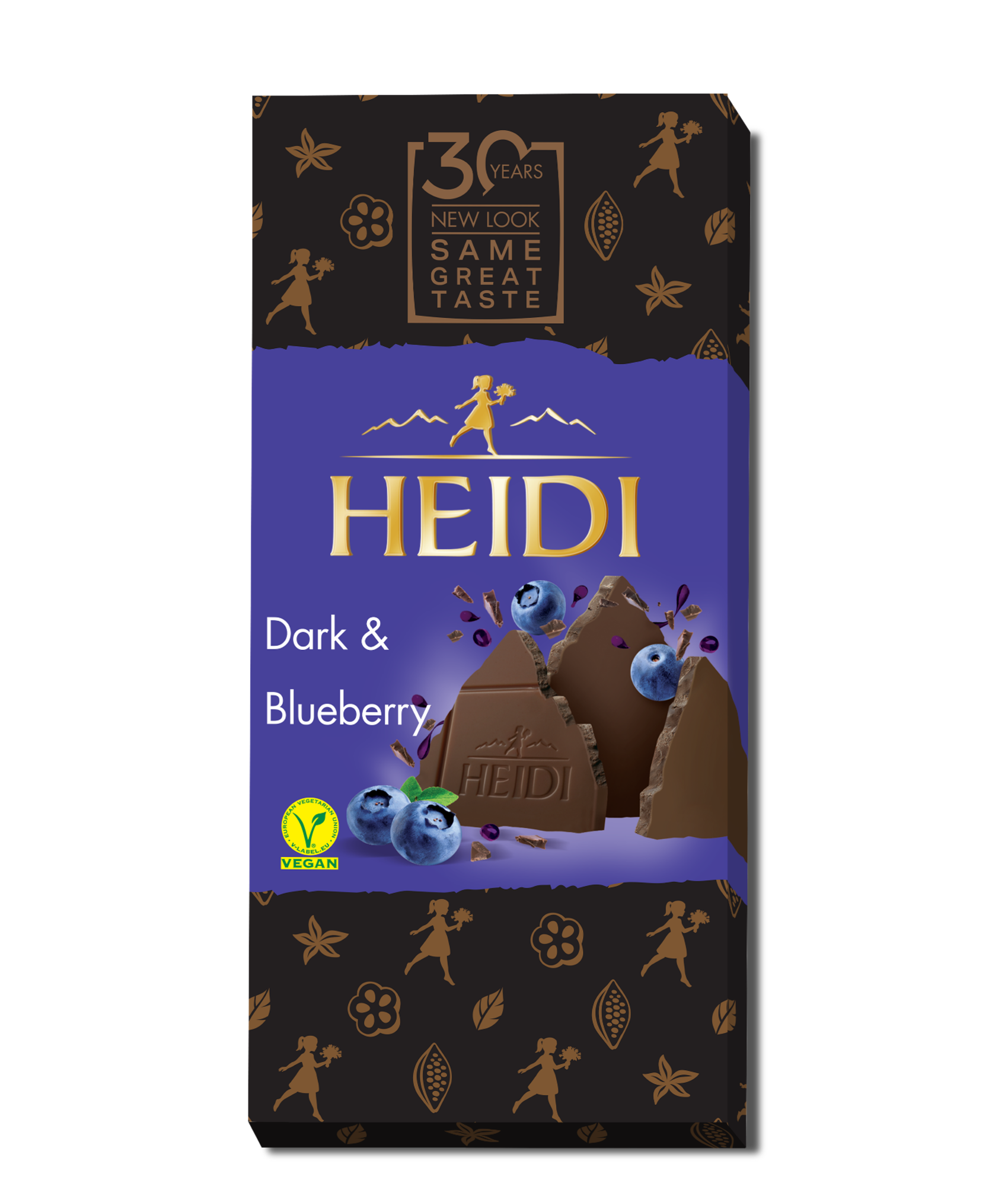 Heidi Hořká čokoláda s borůvkami 80g